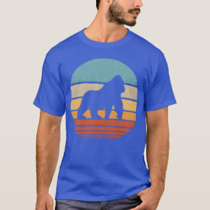 Gorilla Retro Sunset Vintage 60s 70s for Men retro T-Shirt