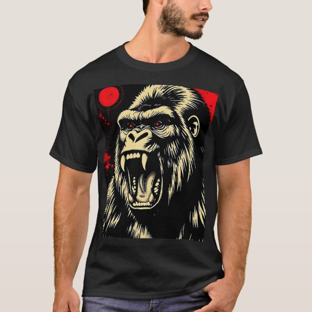 Gorilla Retro T-Shirt (Front)