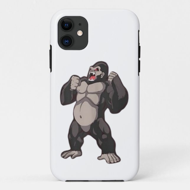 Gorilla Roaring Ape Monkey Case-Mate iPhone Case (Back)
