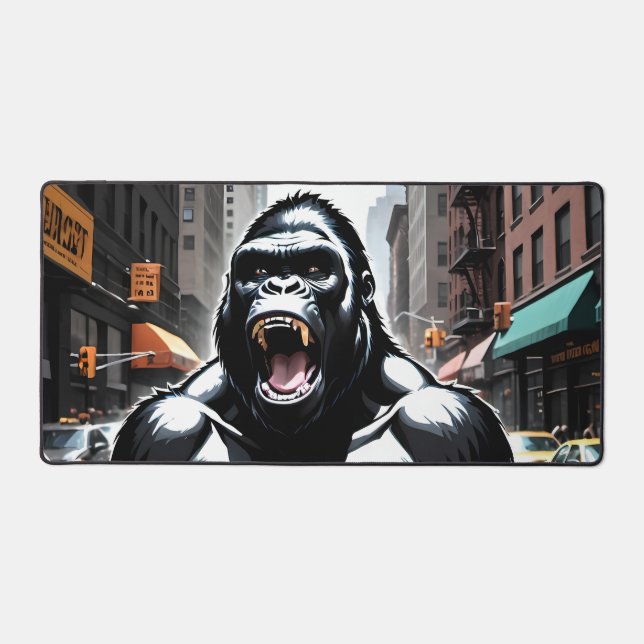 Gorilla Sighting  Desk Mat (Front)