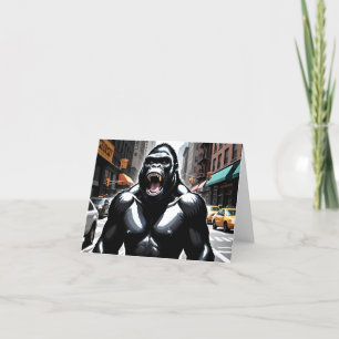 Gorilla Sighting Holiday Card