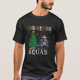 Gorilla Squad Boys Girls Kids Christmas Tree Light T-Shirt
