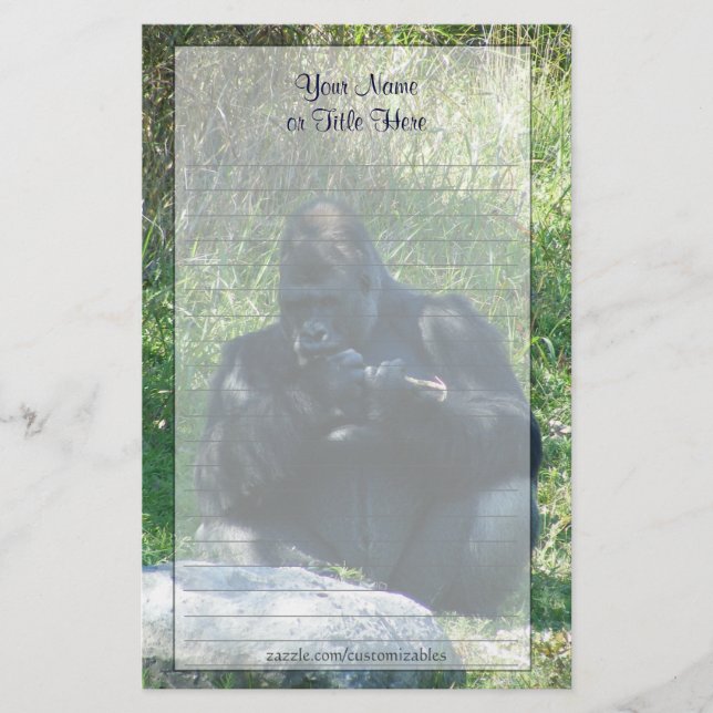 Gorilla Stationery (Front)