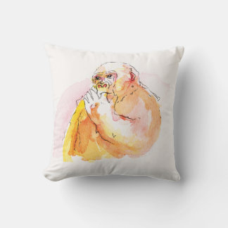 Gorilla sucking fingers Cushion 指しゃぶりのゴリラクッション