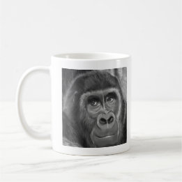 Gorilla sucking fingers MagCup2 Finger Shabu Goril Coffee Mug