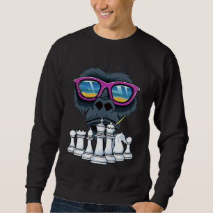 gorilla sunglasses beach ape chess pieces  chess sweatshirt