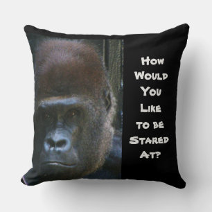 GORILLA throw pillow
