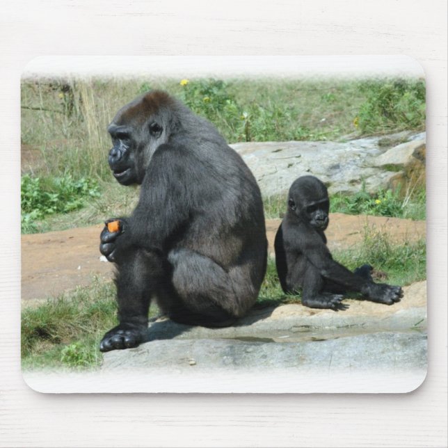 Gorilla Time Out Mouse Pad (Front)