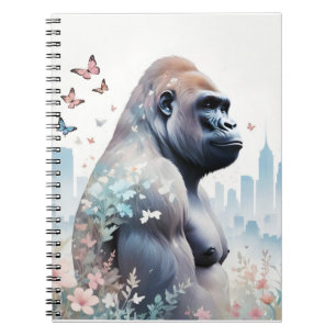 Gorilla Vintage Animal Nature Environment Decor Notebook