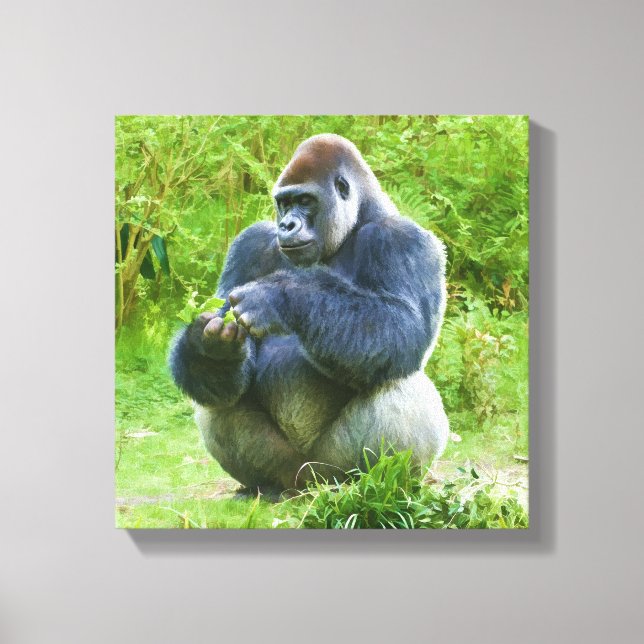 Gorilla Wrapped Canvas (Front)