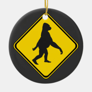 Gorilla Xing! Ceramic Ornament