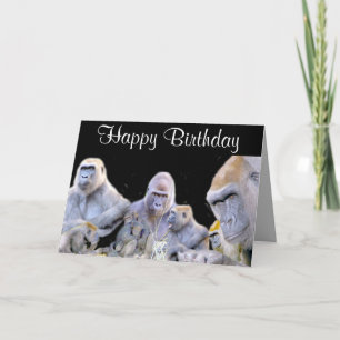 Gorillas & Chimpanzees_ Card