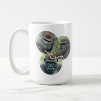 Gorillas Make Me Smile Coffee Mug