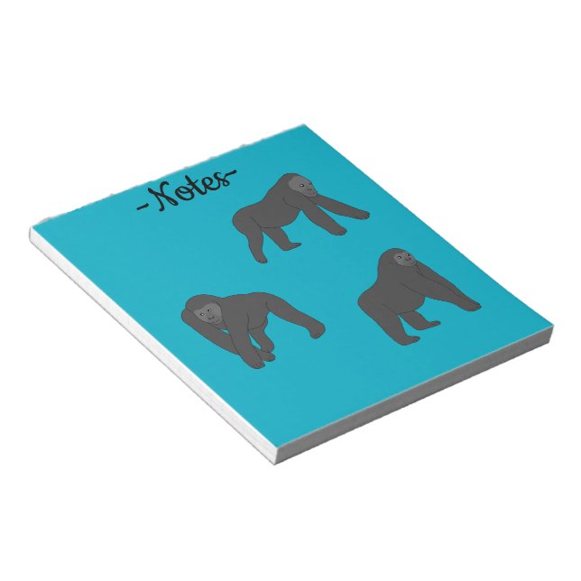 Gorillas Notepad (Angled)