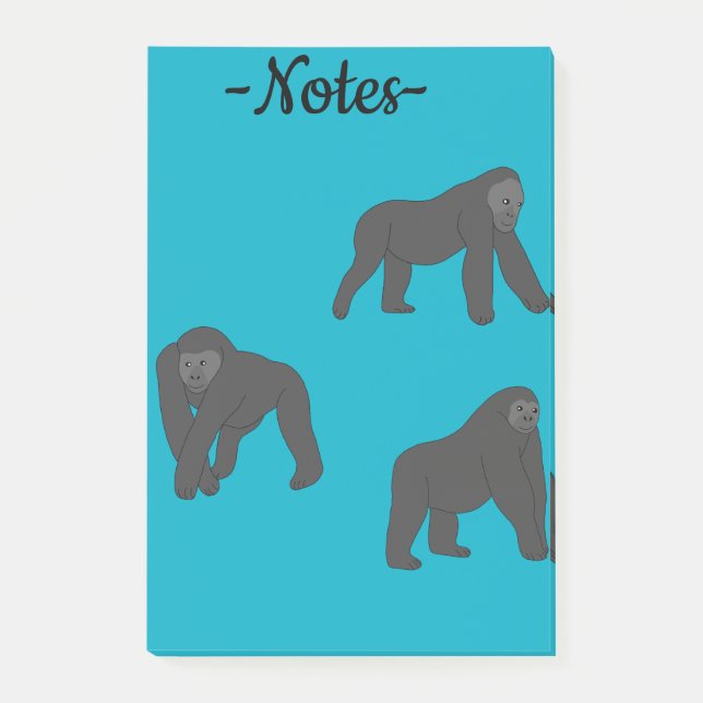 Gorillas Post-it Notes (Front)