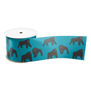 Gorillas Satin Ribbon