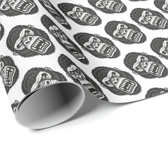 Gorillas Wrapping Paper (Roll Corner)