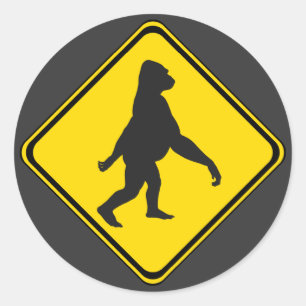 Gorillas Xing! Classic Round Sticker