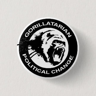 Gorillatarian Round Button