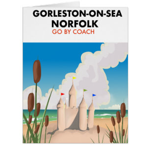 Gorleston-on-Sea Norfolk beach poster
