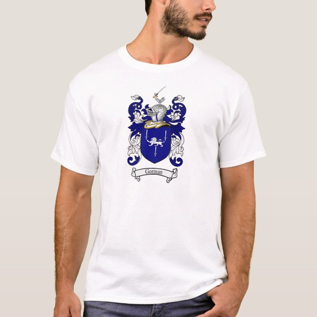 GORMAN FAMILY CREST -  GORMAN COAT OF ARMS T-Shirt (Front)