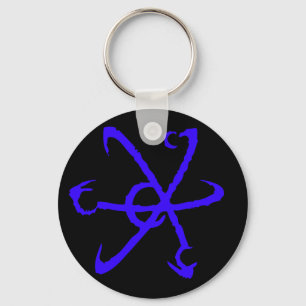Gorman Industries Symbol Blue Keychain