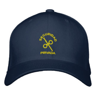 Gorra Bordada Private Security Spain Without Crown Embroidered Hat