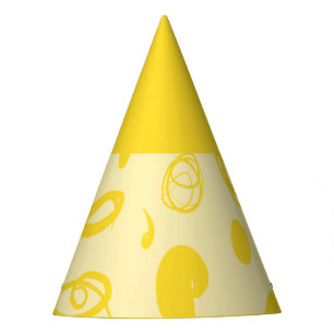Gorro De Fiesta Linear patterns and spots design P Party Hat