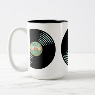Gorst Records Vinyl Record Two-Tone Coffee Mug