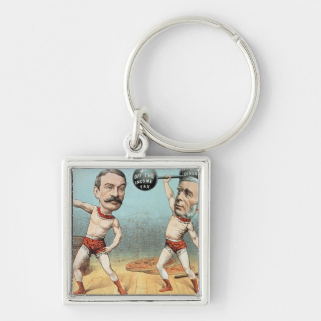 Goschen and Ritchie, the Champion Weight Key Ring (Front)