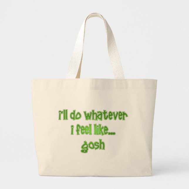 Gosh Large Tote Bag (Front)