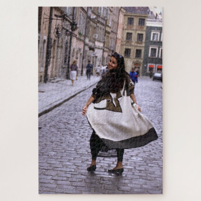 Gosia in Krakow. Jigsaw Puzzle (Vertical)