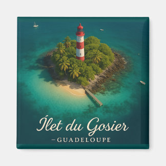Gosier Islet Guadeloupe Magnet