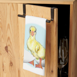 Gosling: Just Hatched Tea Towel