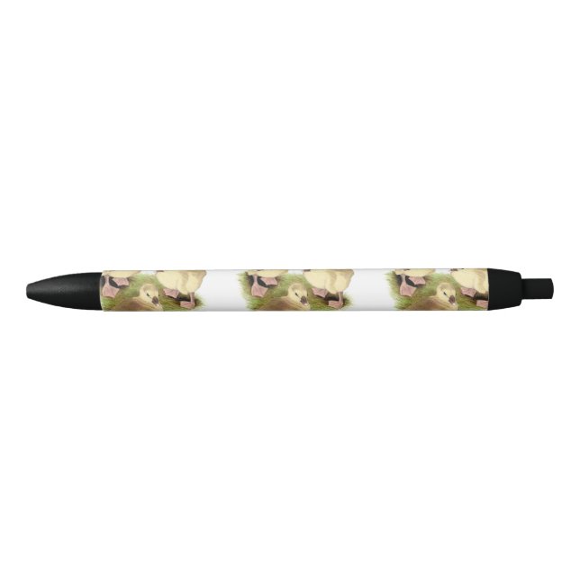 Goslings:  Buff African Black Ink Pen (Front)