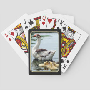 Goslings Photo Art Playing Cards