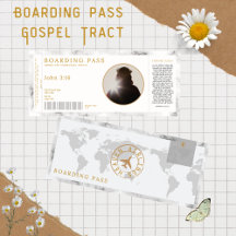 Gospel Boarding pass English 