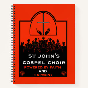 Gospel Choir Church Accessory Notebook