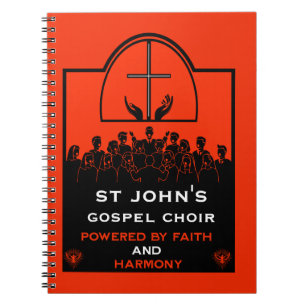 Gospel Choir Church Accessory Notebook