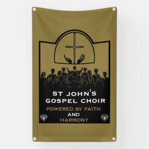 Gospel Choir Church Gifts Banner