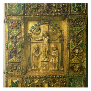 Gospel Cover, Ottonian, Germany, 11th century (gol Ceramic Tile