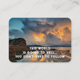 Gospel Evangelism Invite Salvation pocket keepsake