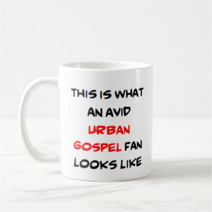 gospel fan urban, avid coffee mug