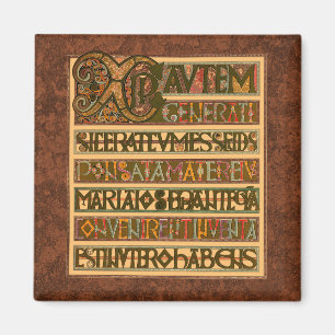 Gospel History of St. Matthew 8th Century Magnet