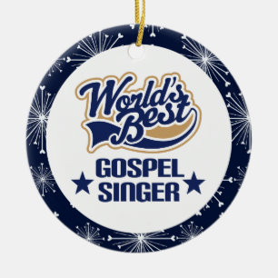 Gospel Singer Gift Ornament