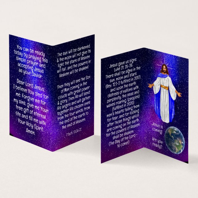 Gospel Tract  Business Card (Inside and Outside)