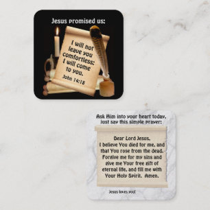 Gospel Tract Card