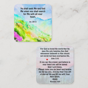 Gospel Tract Card
