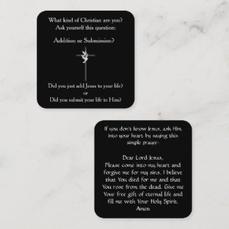 Gospel Tract Card