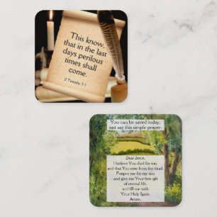 Gospel Tract Card